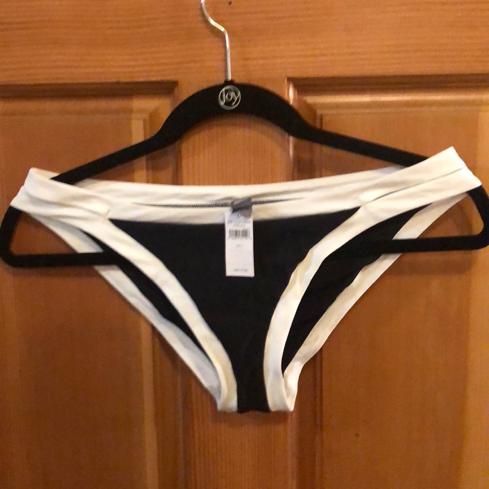 CLOSEOUT! Black & White Bikini Bottoms